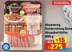 AKÇASARAY DONDURULMUŞ DANA AKÇAABAT KÖFTE 500 G